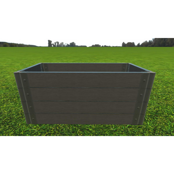 Frame It All Weathered Wood 5.75 ft x 2 ft Garden Raised Bed Wayfair